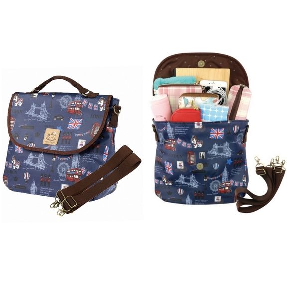 Waterproof Convertibe Handbag Backpack Crossbody Multifunctional Triple Use Bag - Picture 4 of 15